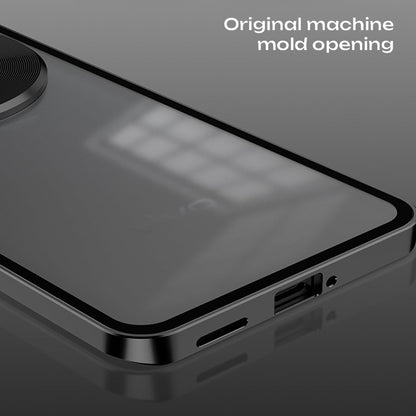 Vivo X300 5G Aluminium Metal Bumper Shield Transparent Back Case