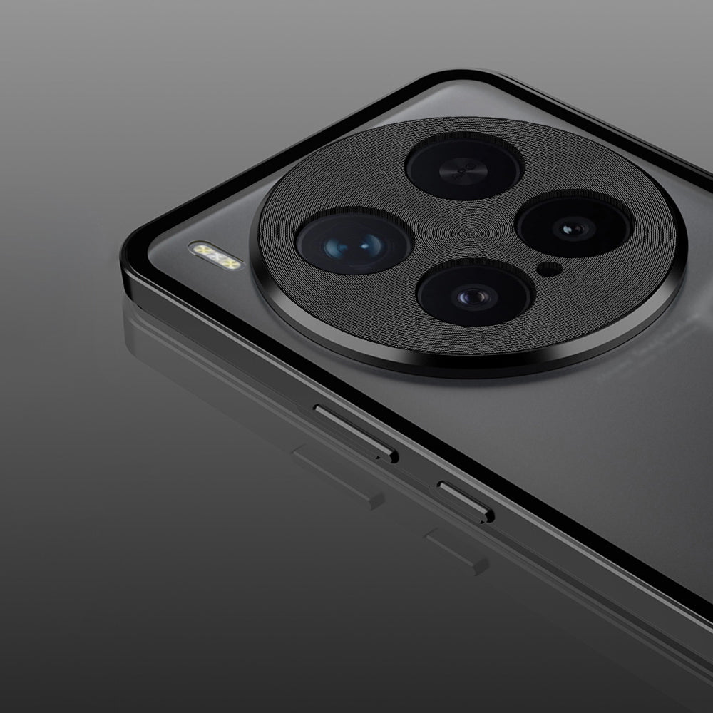 Vivo X300 Pro 5G Aluminium Metal Bumper Shield Transparent Back Case