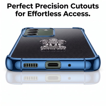 Vivo Y200 5G Satyamev Jayate 3D Metal Emblem Back Case