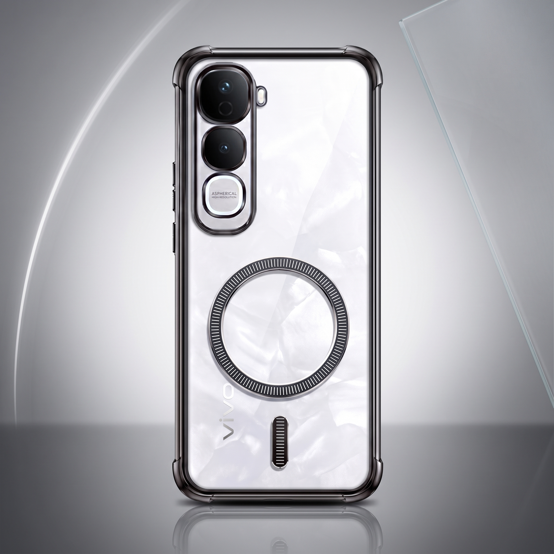 Vivo Y400 Pro 5G Luxury Airbags back Case 