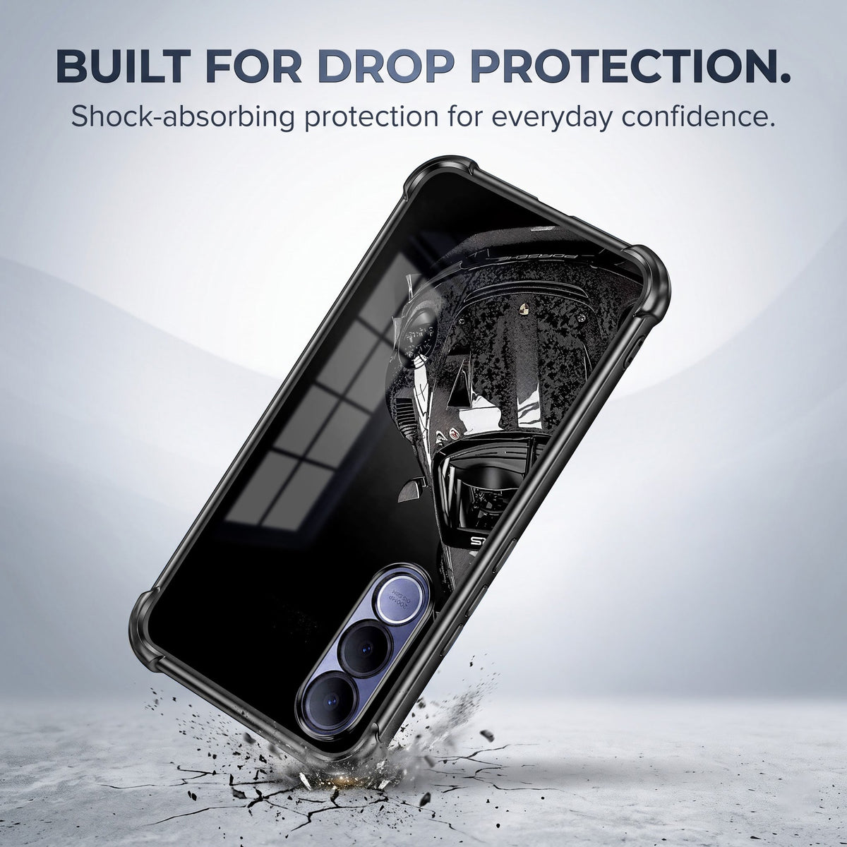 Vivo V70 FE 5G  Porsche Supercar Airbags Printed Back Case
