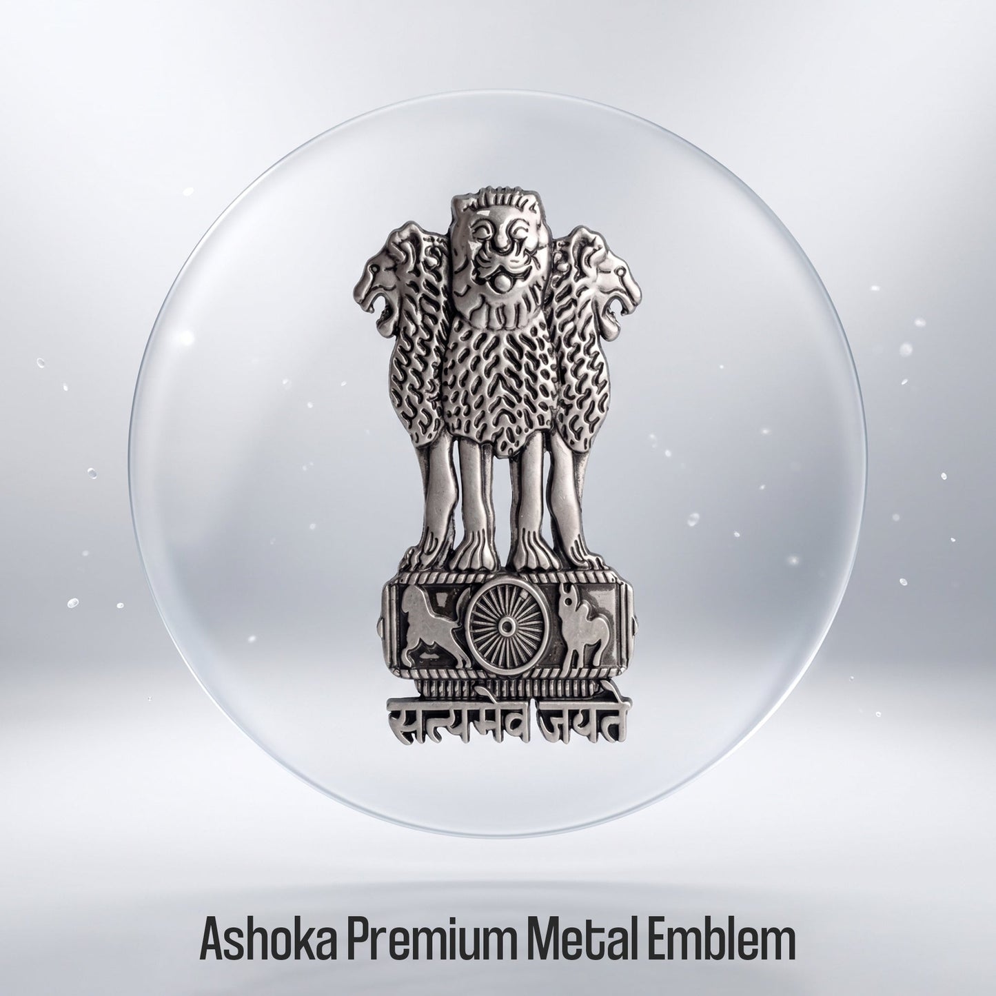 Tecno Pova Curve 2 5G Compatible Satyamev Jayate 3D Metal Emblem Sticker