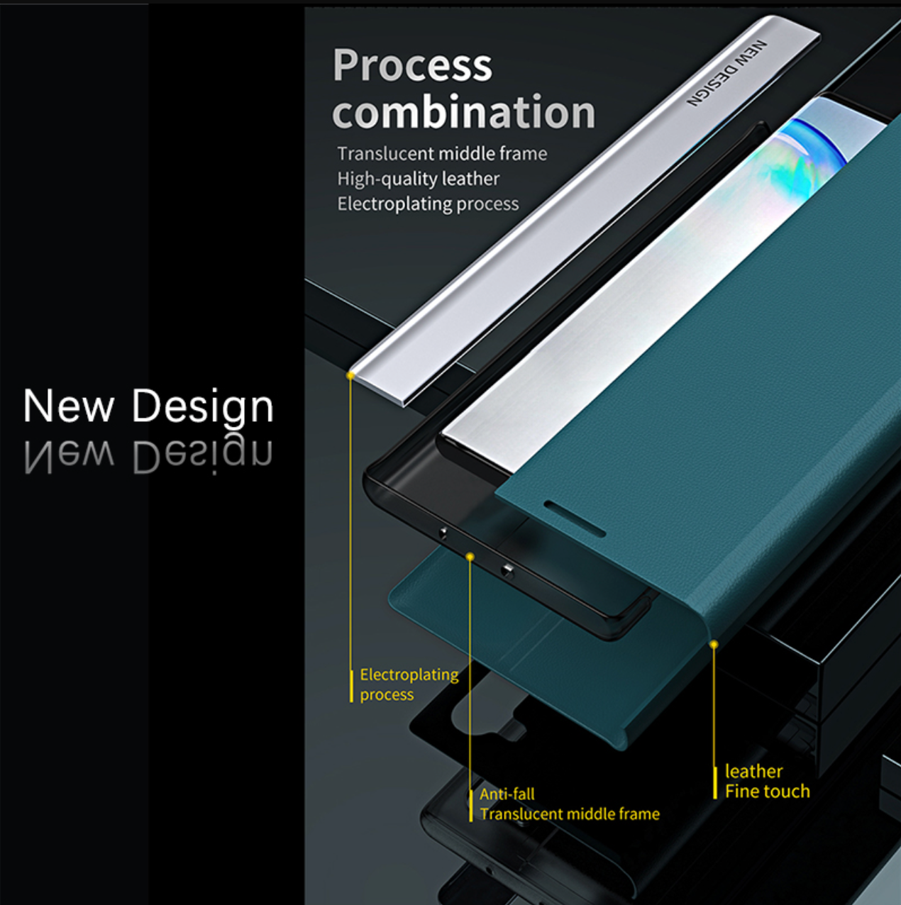 Vivo Y58 5G Flip Leather Case