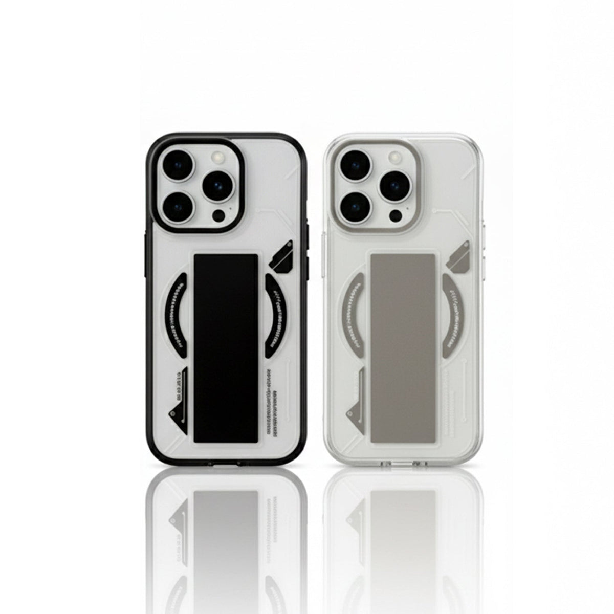iPhone 16 Pro & 16 Pro Max Exquisite Stripe Stand Magsafe Case