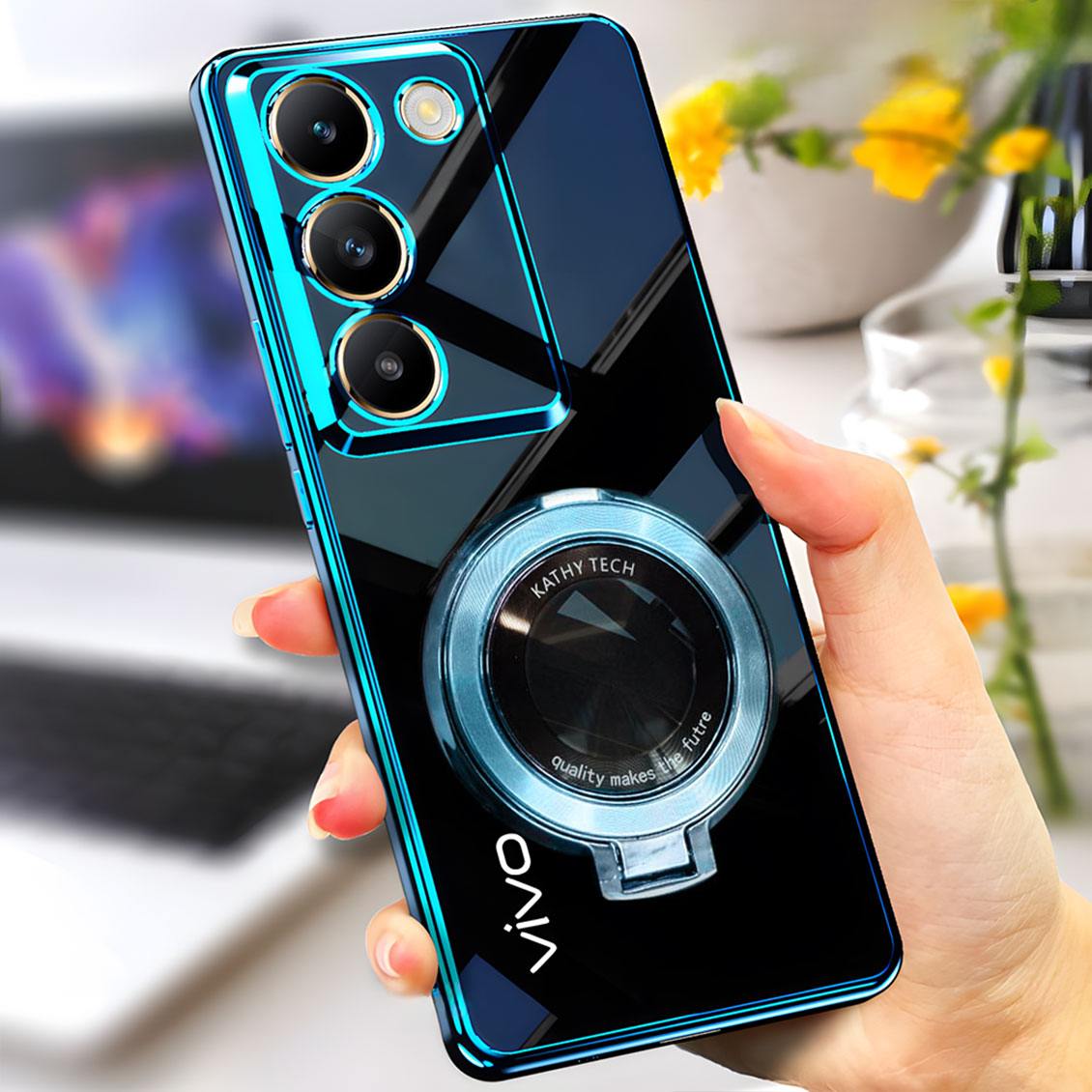 Vivo Y200e 5G Magnifier Electroplating Case