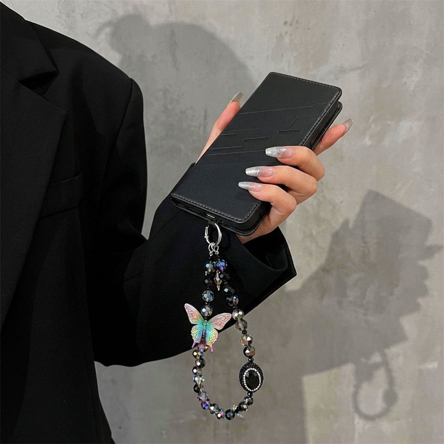 Samsung Galaxy A56 5G Retro PU Leather Magnetic Wallet Flip Case with Charm Strap