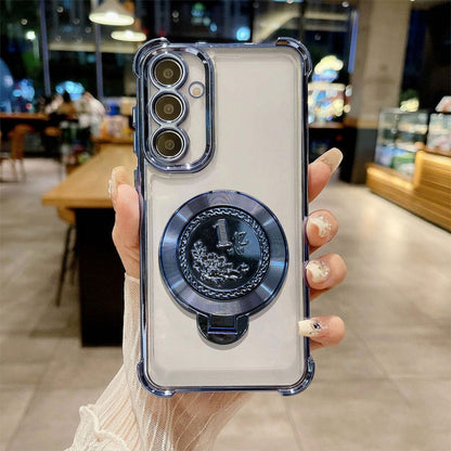 Samsung Galaxy A56 5G Premium Billion Wheel Rotating Shockproof Airbags Case
