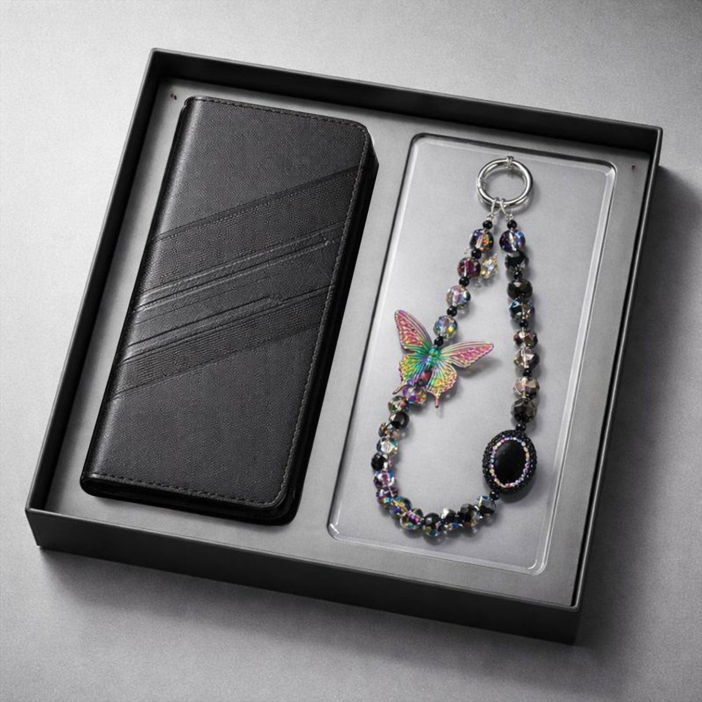 Samsung Galaxy A56 5G Retro PU Leather Magnetic Wallet Flip Case with Charm Strap