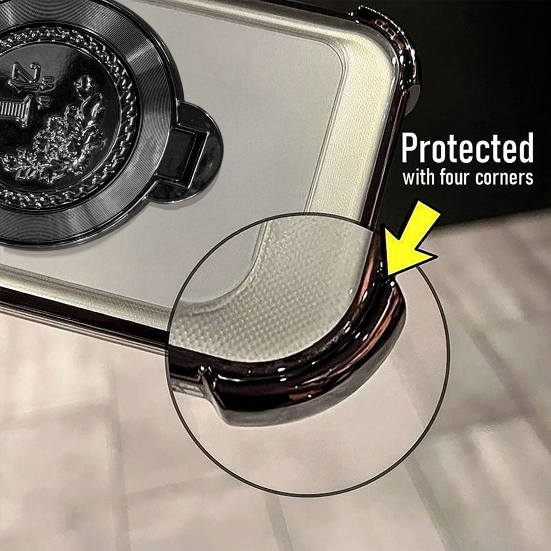 Samsung Galaxy A15 5G Premium Billion Wheel Rotating Shockproof Airbags Case