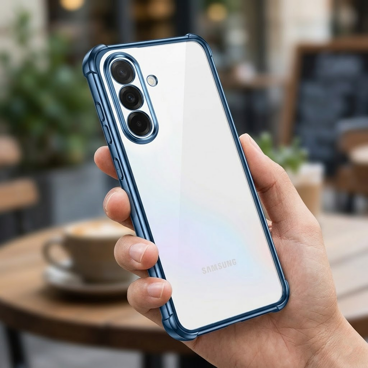 Samsung Galaxy A36 5G Anti-Yellow Electroplating Transparent Airbags Case