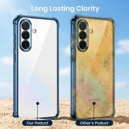 Samsung Galaxy A17 5G Anti-Yellow Electroplating Transparent Airbags Case