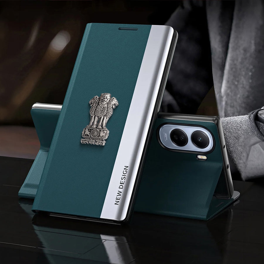 Vivo T5 Pro 5G Satyamev Jayate Flip Leather Case
