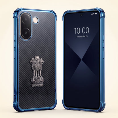 Vivo V60e 5G Satyamev Jayate 3D Metal Emblem Back Case