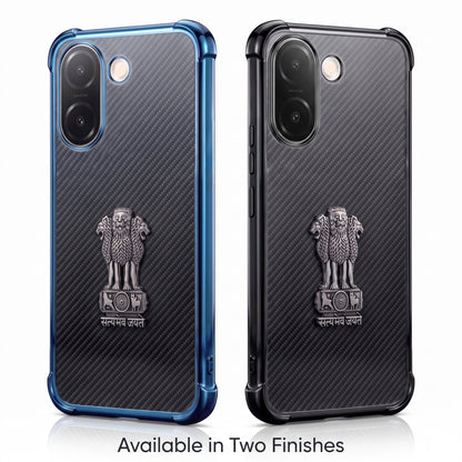 Vivo V60e 5G Satyamev Jayate 3D Metal Emblem Back Case