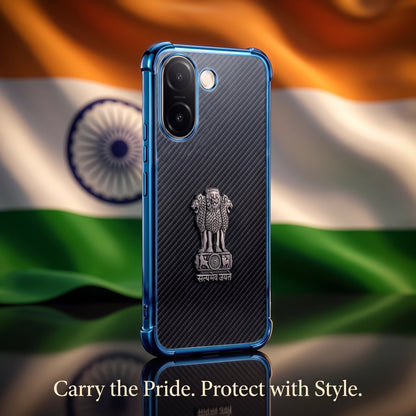 Vivo V60e 5G Satyamev Jayate 3D Metal Emblem Back Case