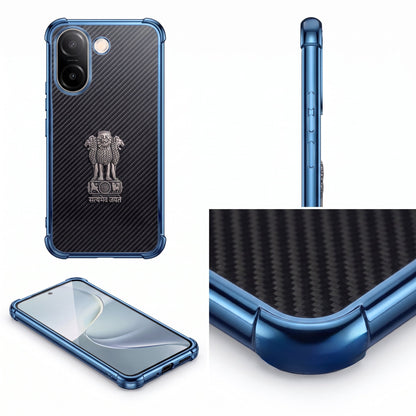 Vivo V60e 5G Satyamev Jayate 3D Metal Emblem Back Case